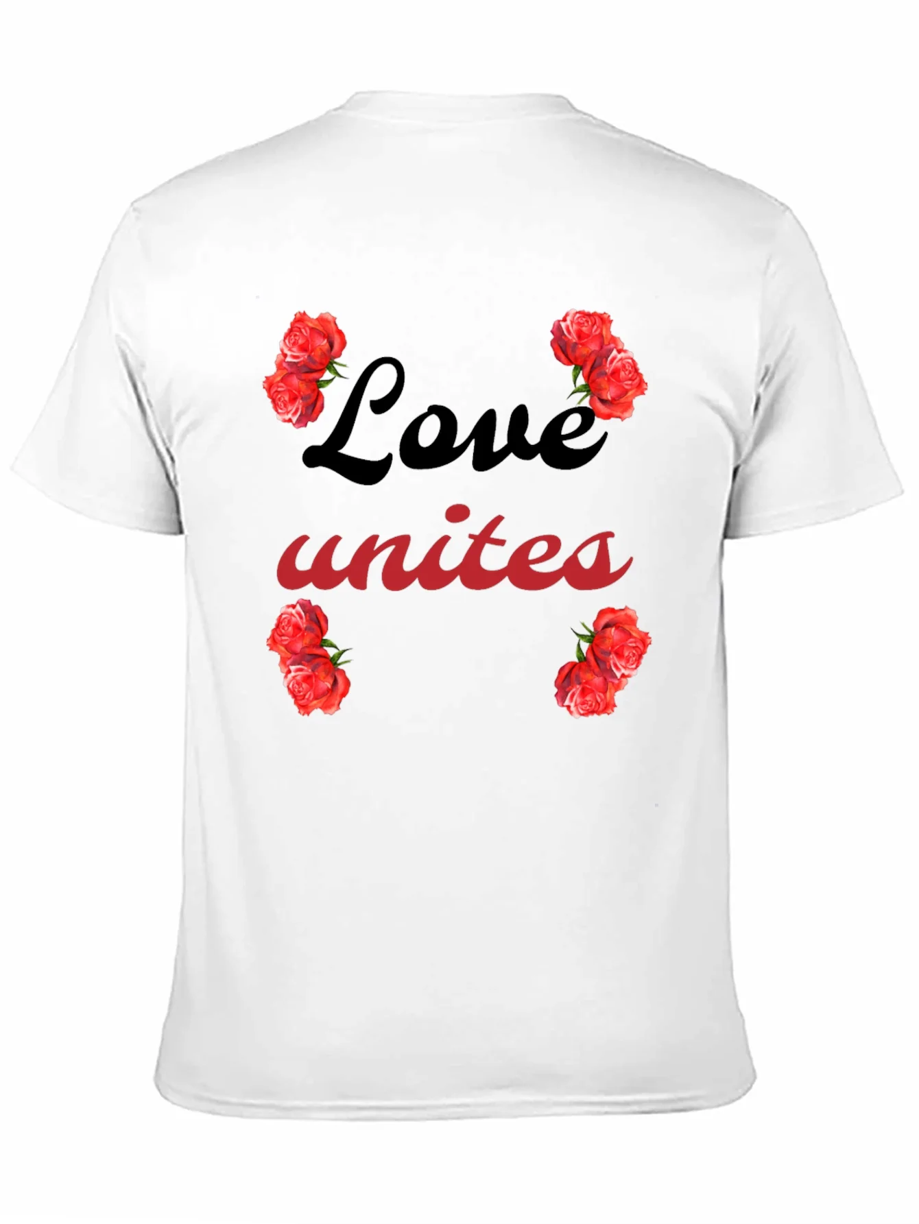 Love Unites Roses Graphic T-Shirt