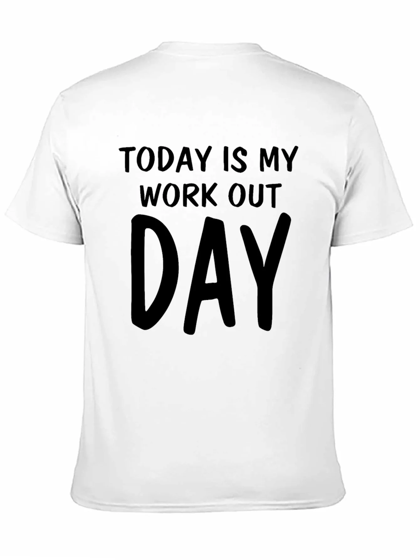 Workout Day Black T-Shirt