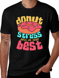 Donut Stress T-Shirt Graphic Tee