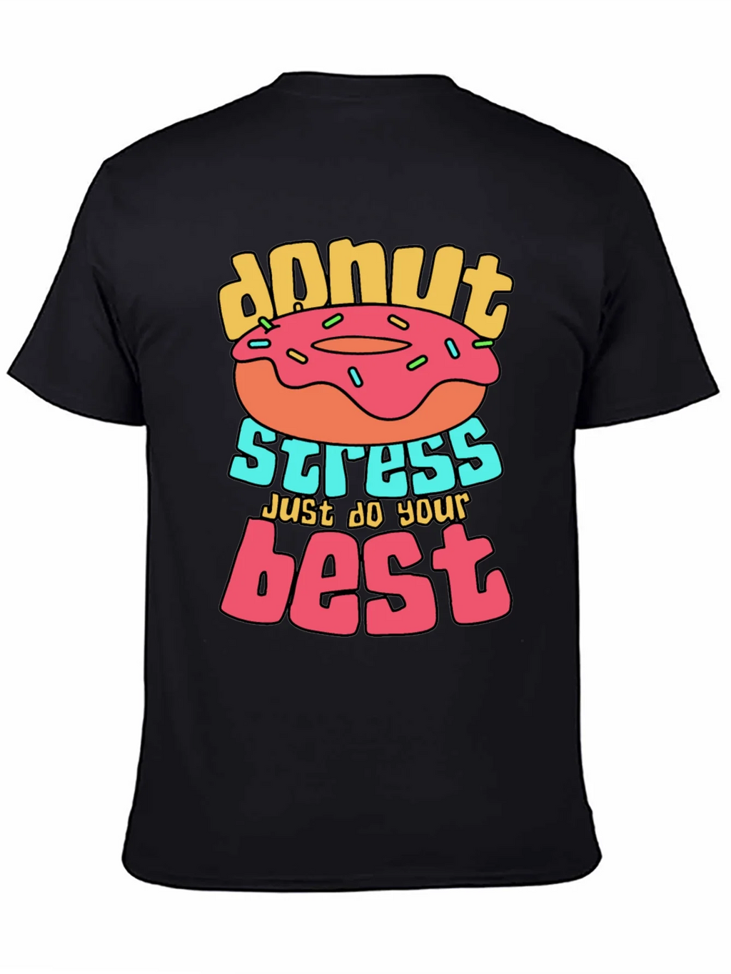 Donut Stress T-Shirt Graphic Tee