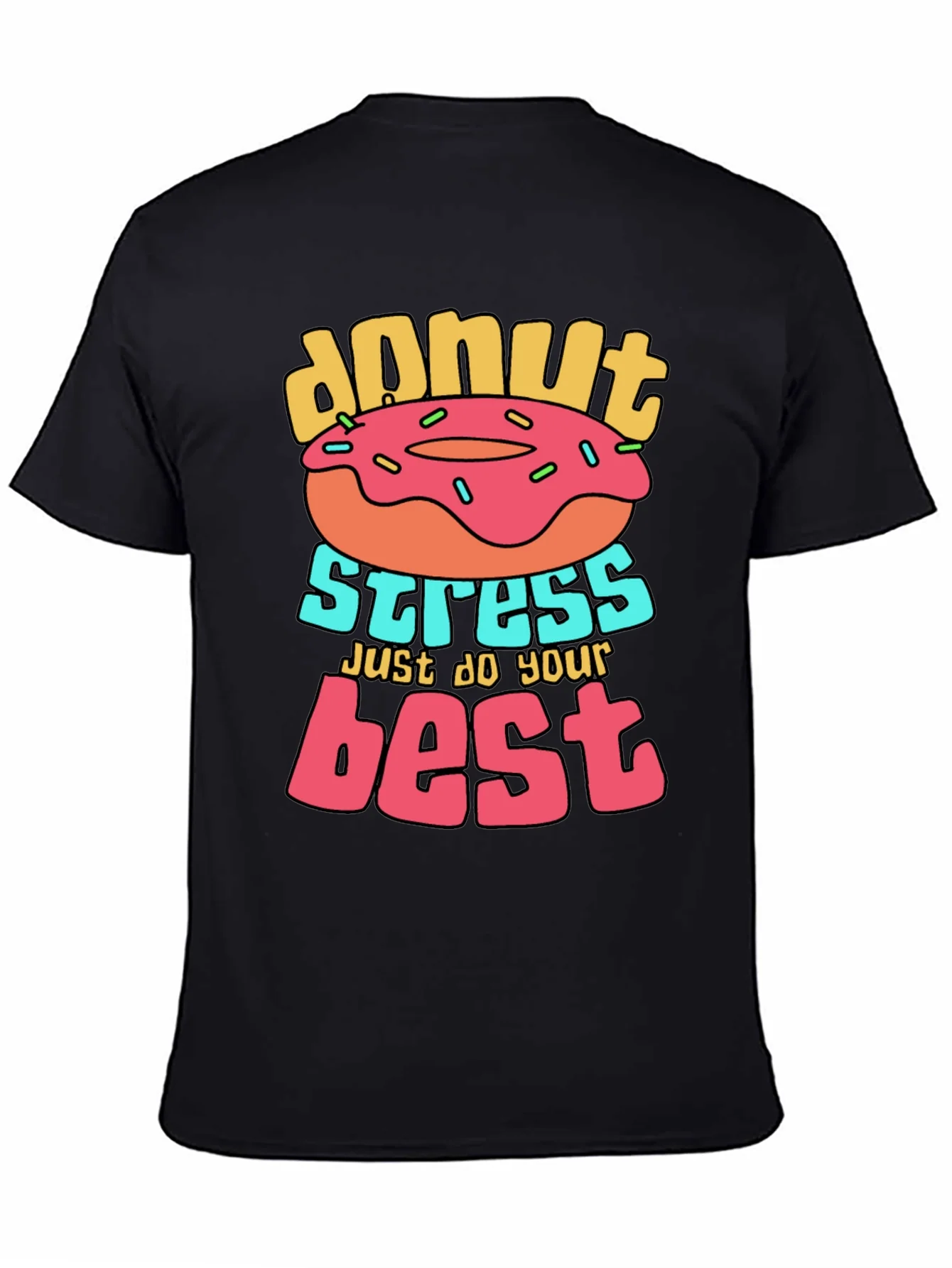 Donut Stress T-Shirt Graphic Tee