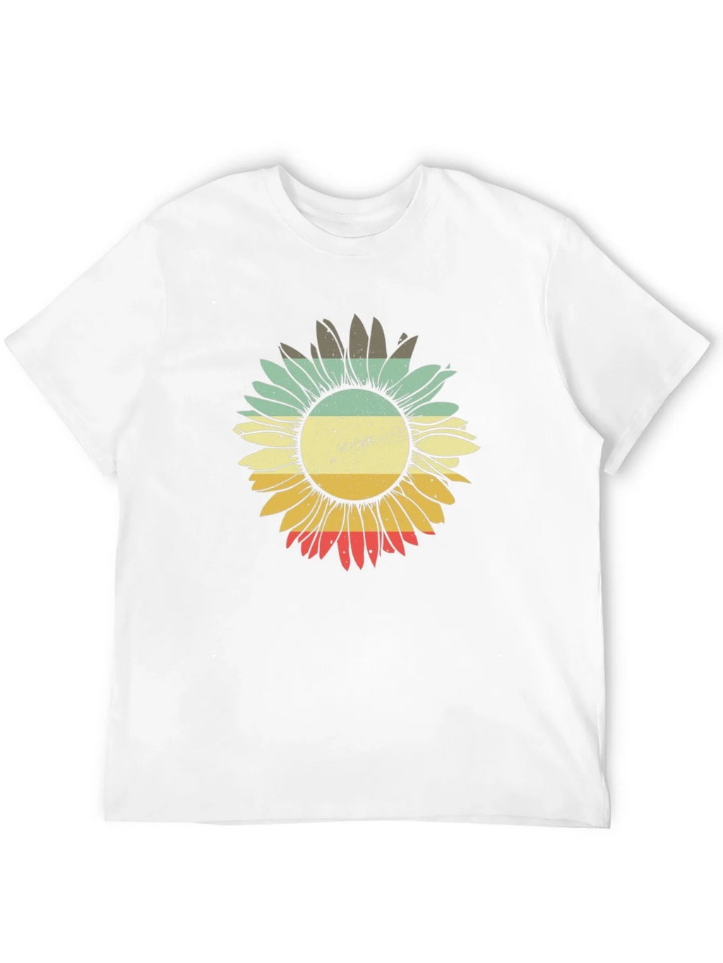 Retro Sunflower Graphic Tee - Comfort Fit