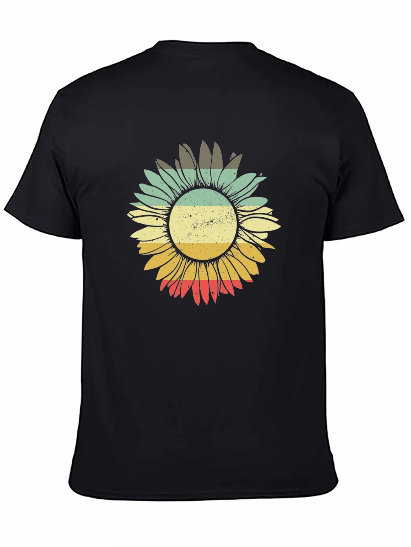 Retro Sunflower Graphic Tee - Comfort Fit