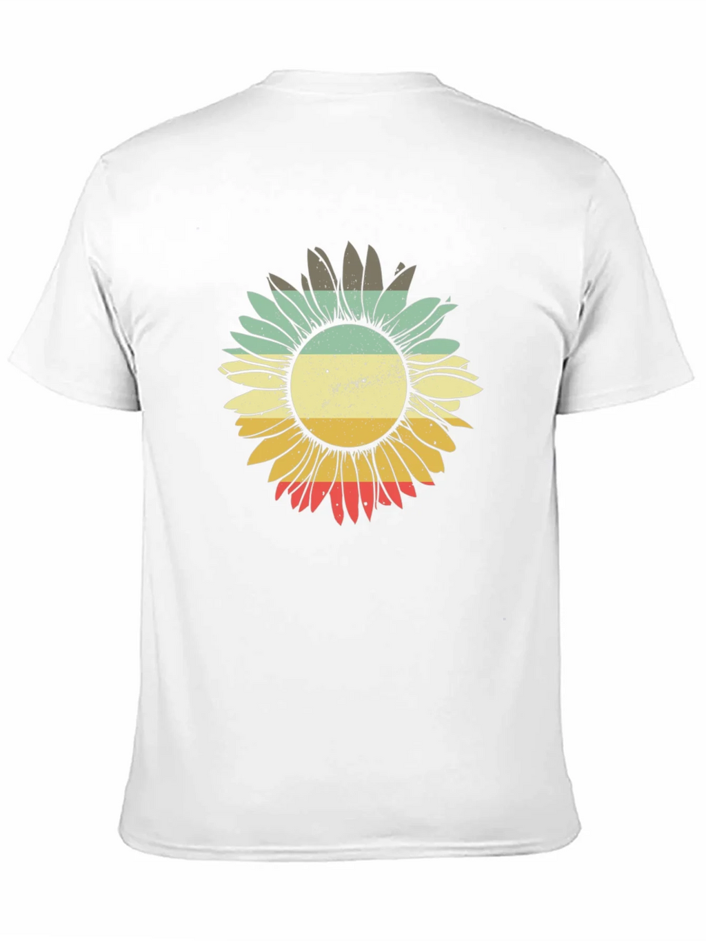Retro Sunflower Graphic Tee - Comfort Fit