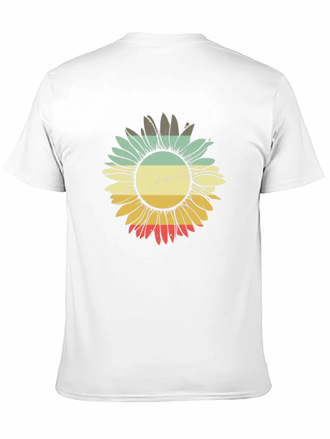 Retro Sunflower Graphic Tee - Comfort Fit