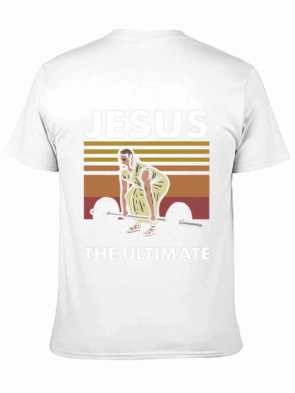 Jesus The Ultimate Weightlifter Graphic Tee