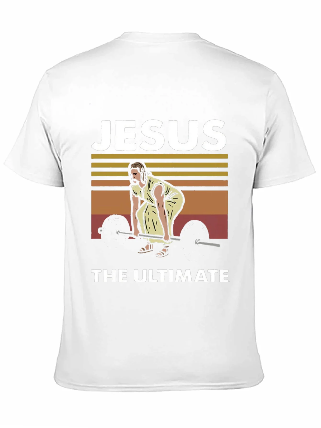 Jesus The Ultimate Weightlifter Graphic Tee