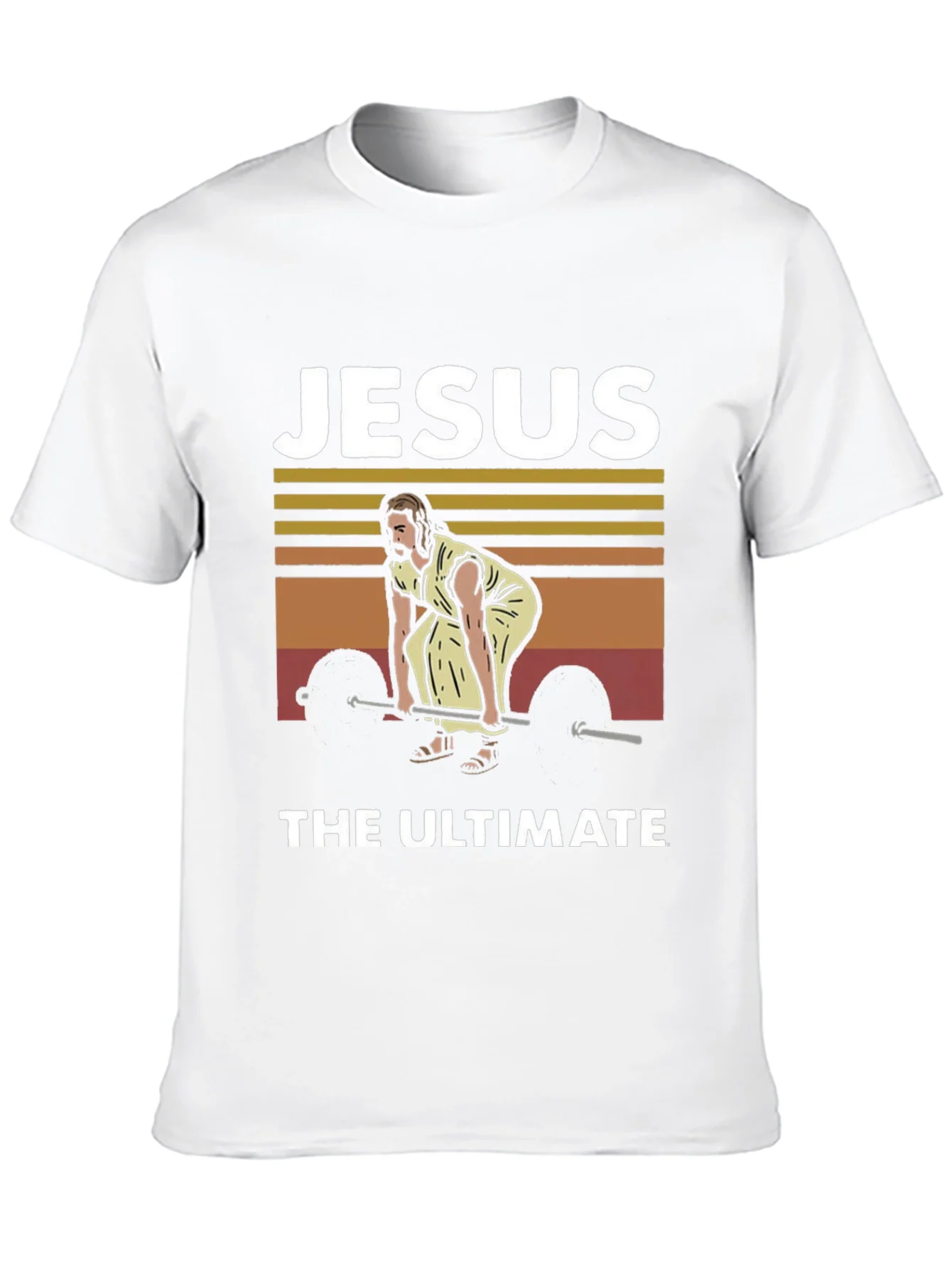 Jesus The Ultimate Weightlifter Graphic Tee
