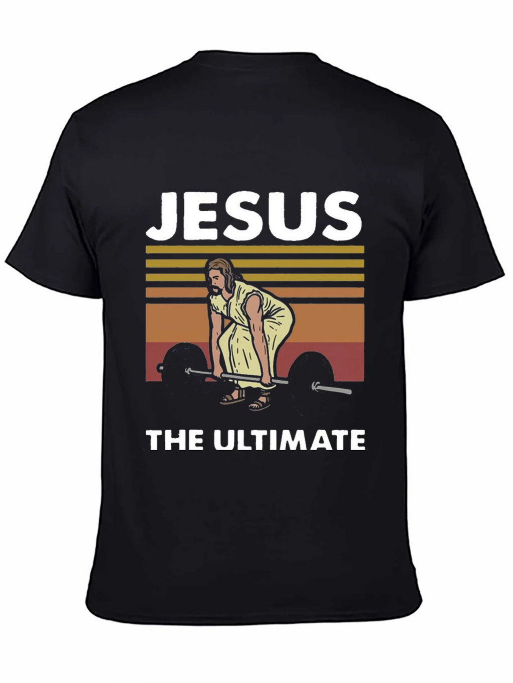 Jesus The Ultimate Weightlifter Graphic Tee