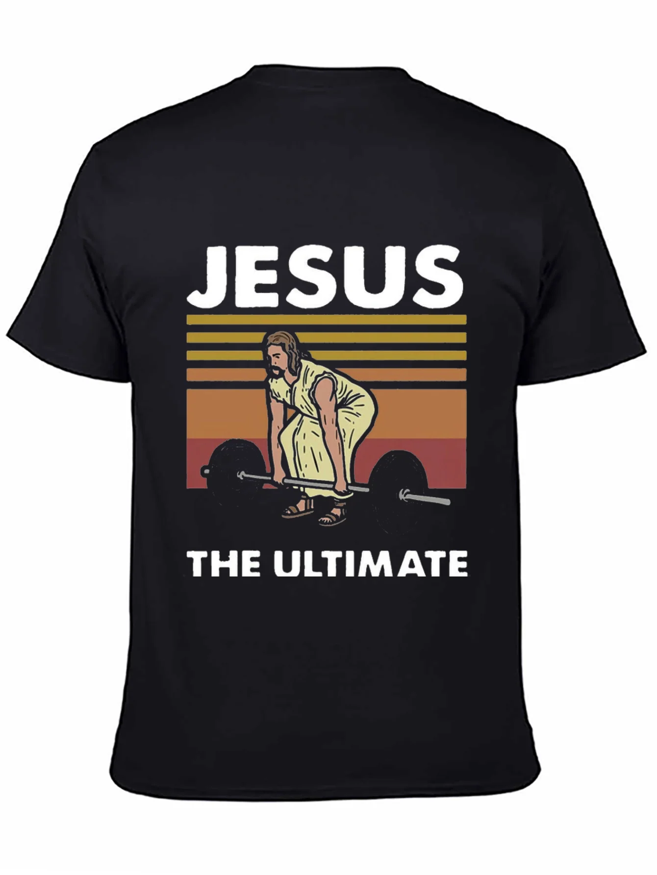 Jesus The Ultimate Weightlifter Graphic Tee