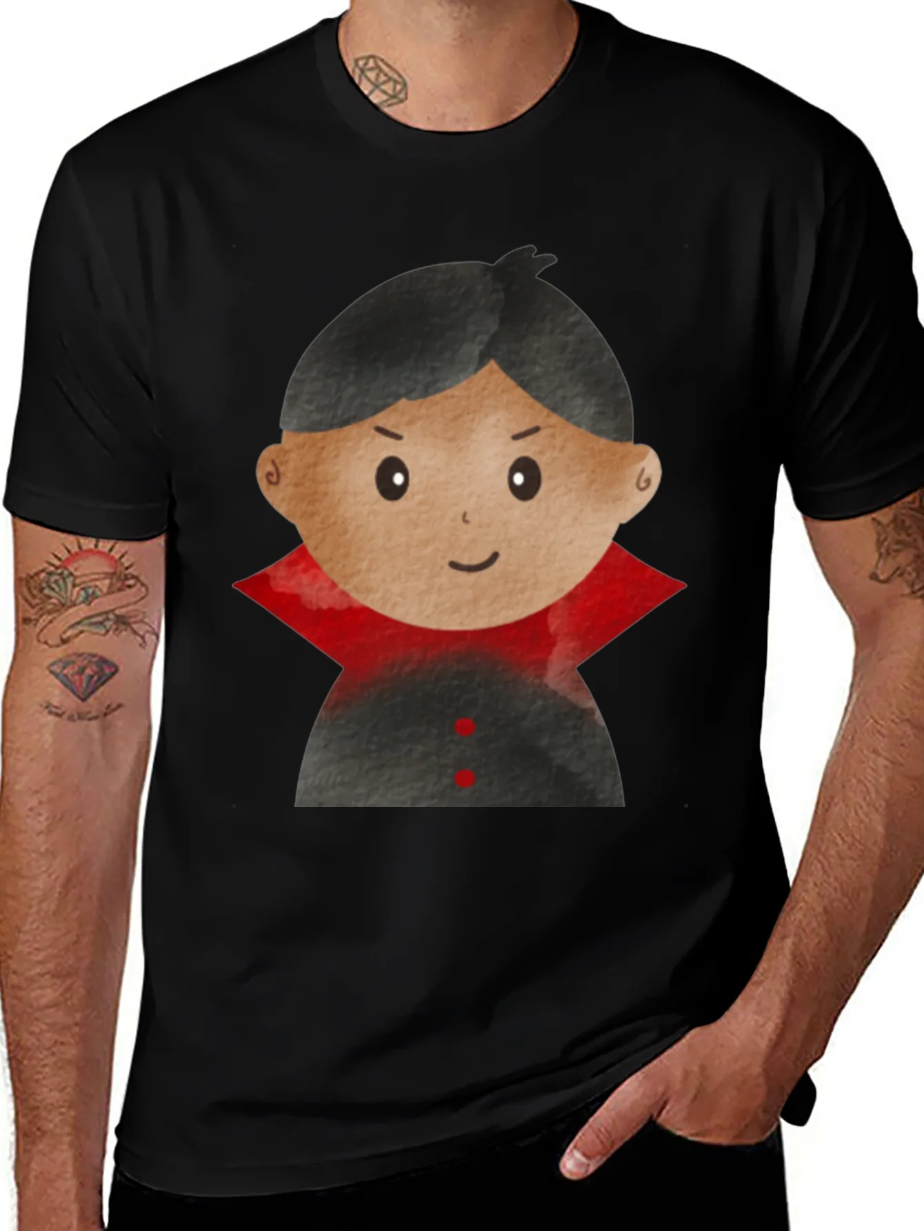 Cute Vampire Boy T-Shirt - Halloween Apparel