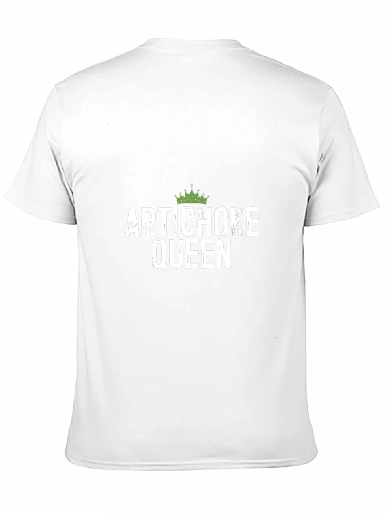 Artichoke Queen Graphic Tee - Black Cotton T-Shirt