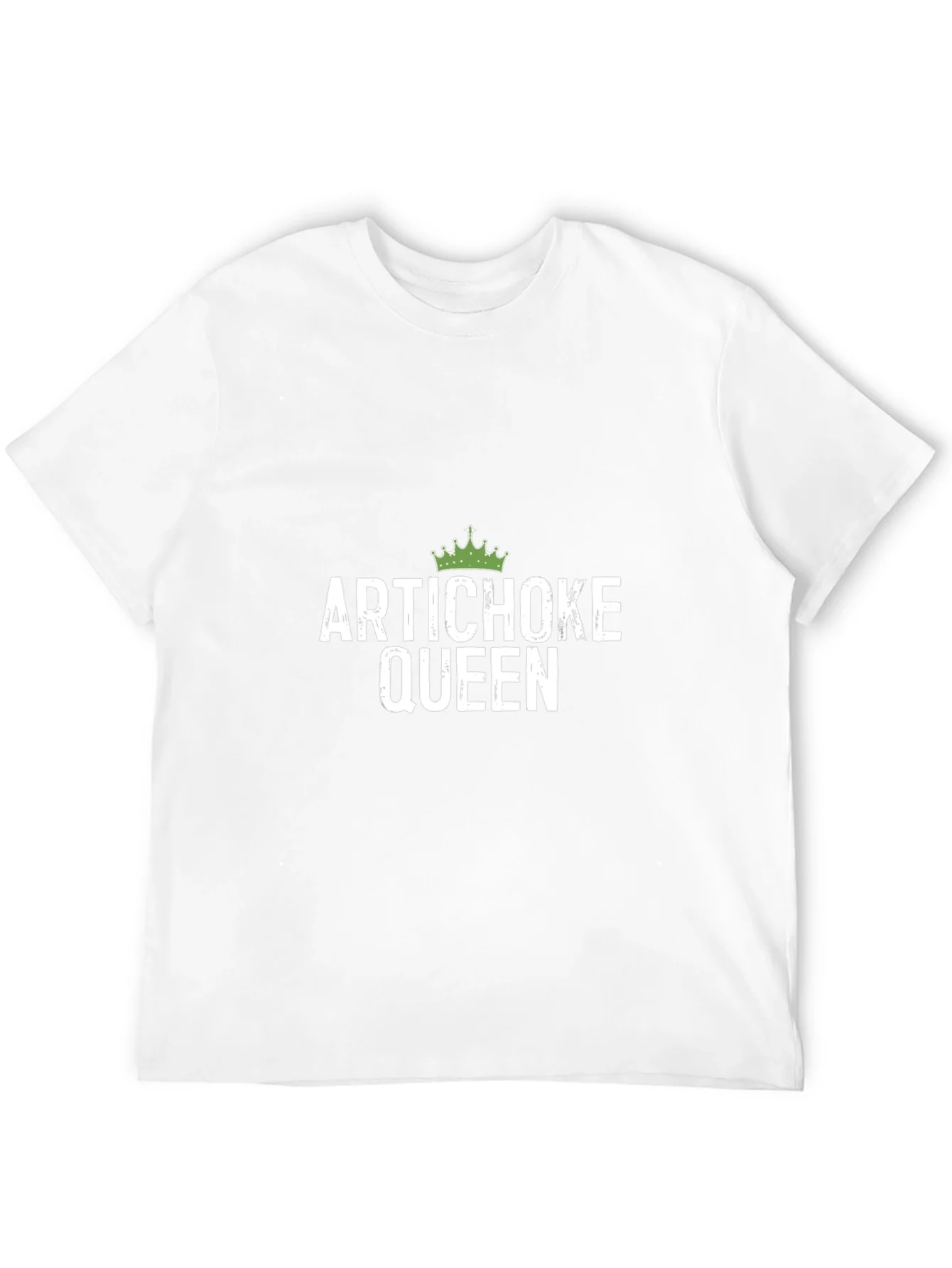 Artichoke Queen Graphic Tee - Black Cotton T-Shirt