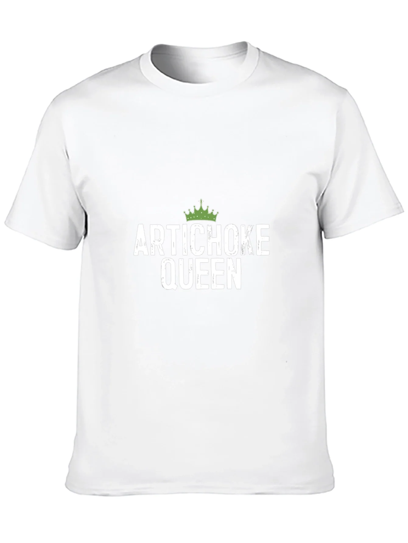 Artichoke Queen Graphic Tee - Black Cotton T-Shirt