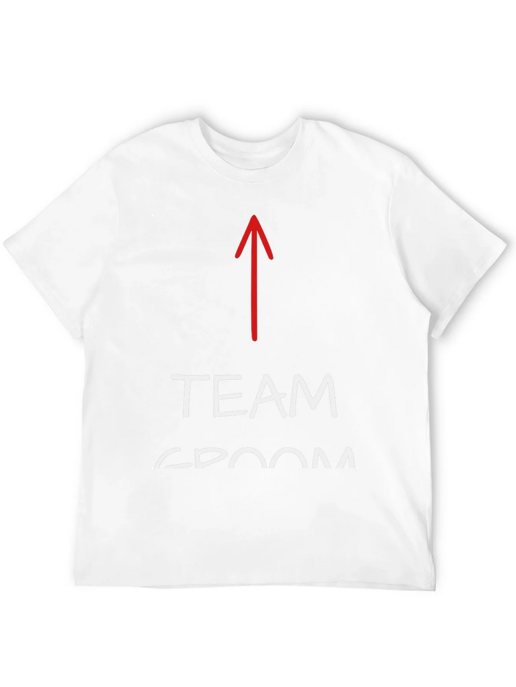 Team Groom T-Shirt - Up Arrow Design