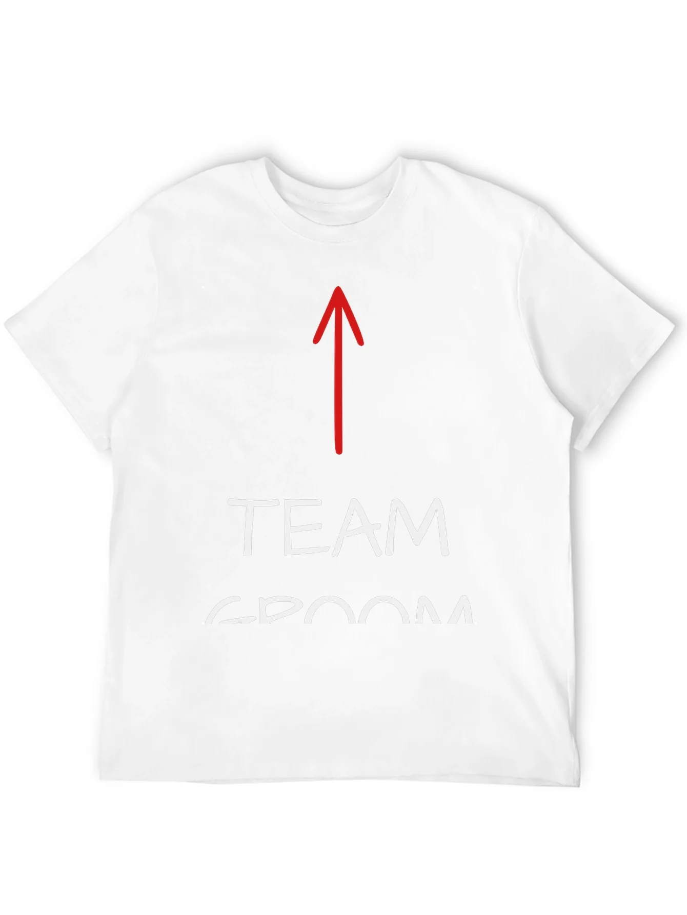 Team Groom T-Shirt - Up Arrow Design