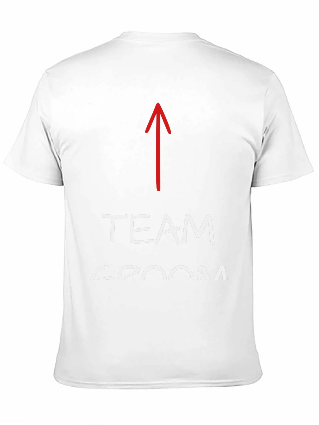 Team Groom T-Shirt - Up Arrow Design
