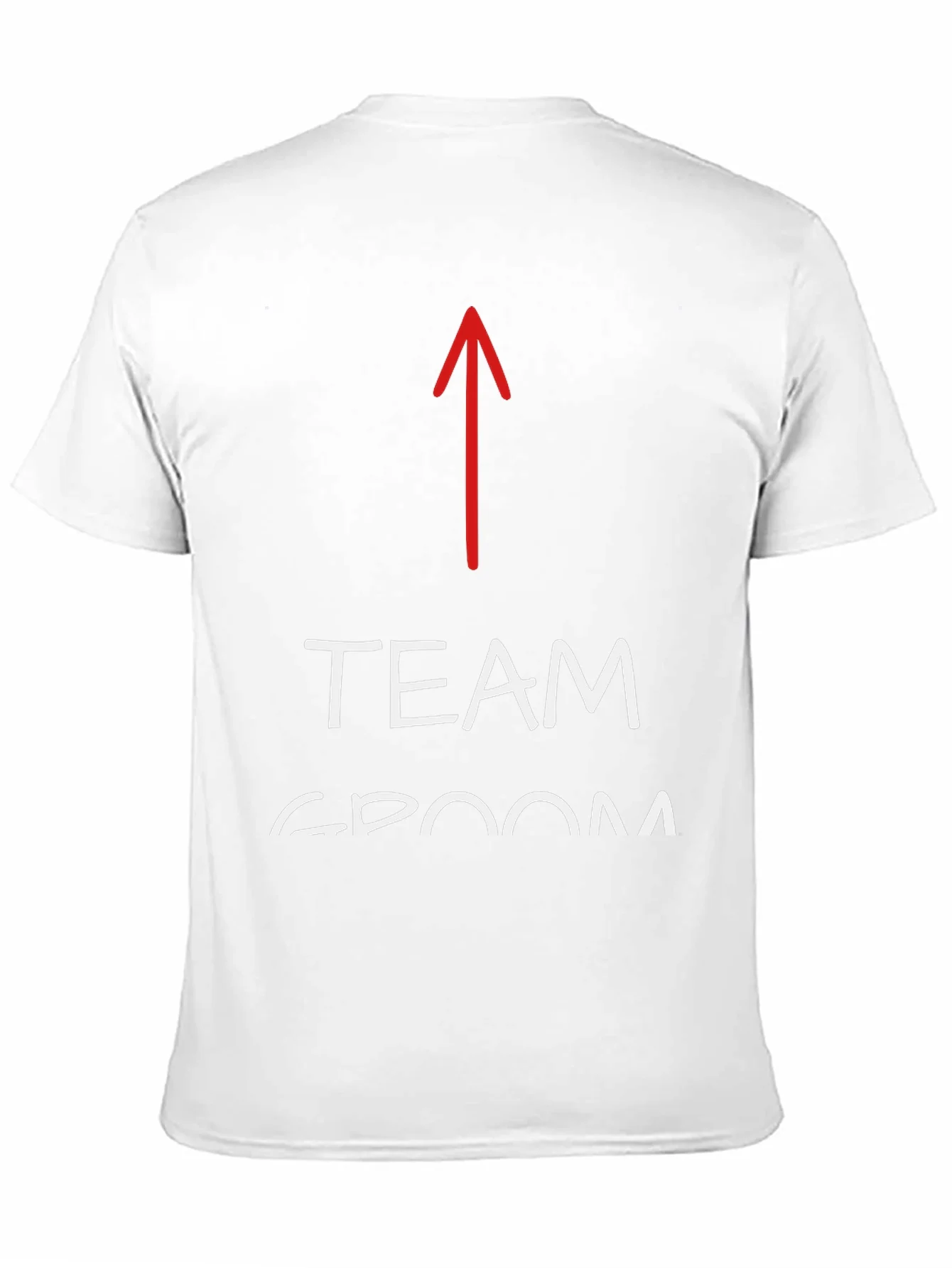 Team Groom T-Shirt - Up Arrow Design