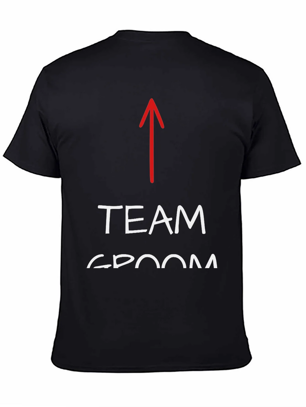 Team Groom T-Shirt - Up Arrow Design