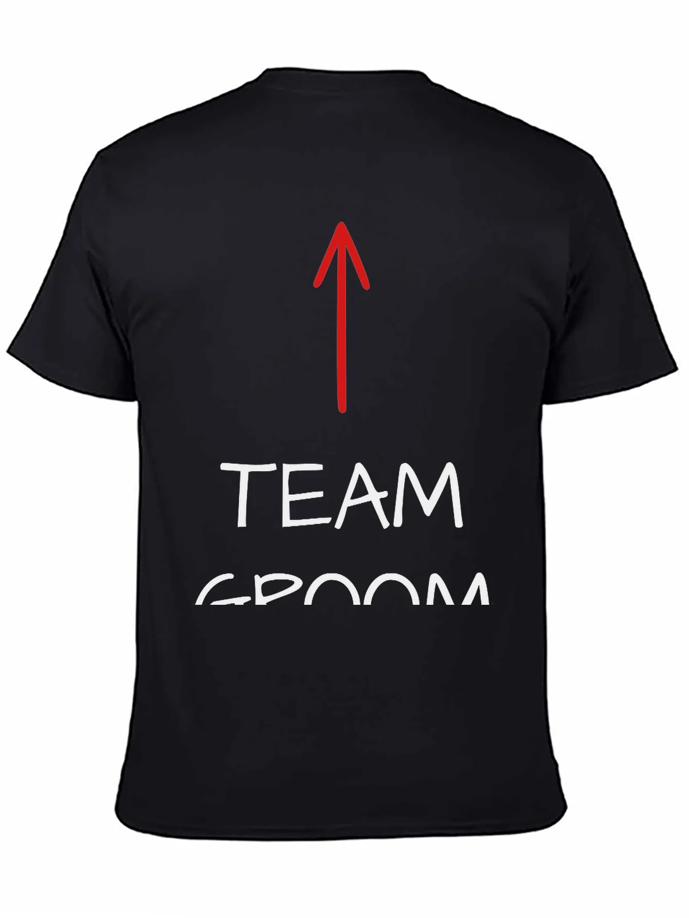 Team Groom T-Shirt - Up Arrow Design