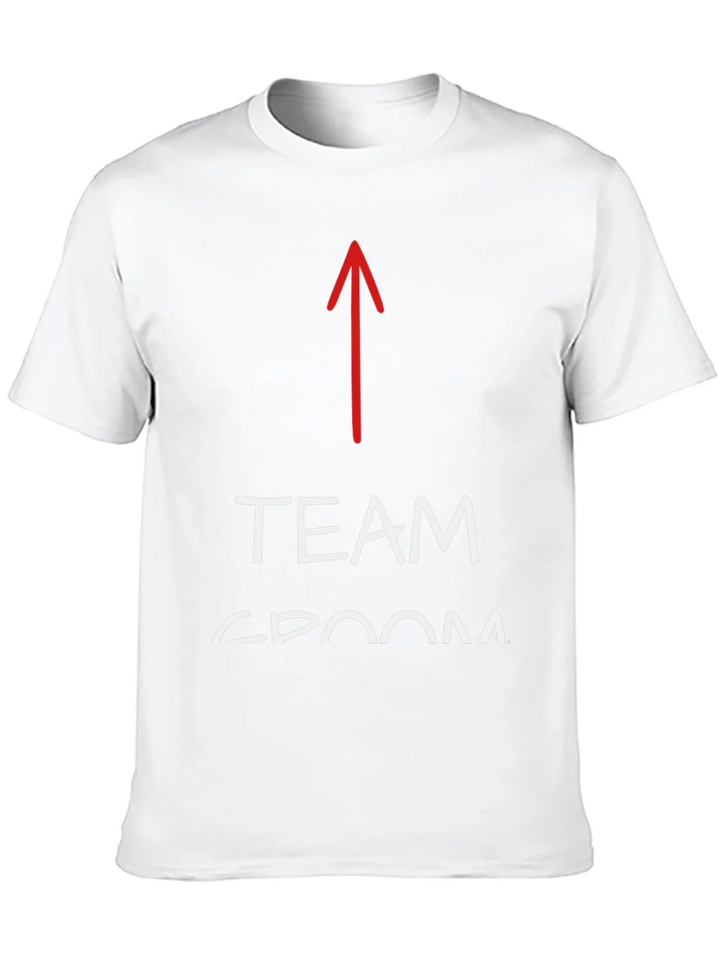 Team Groom T-Shirt - Up Arrow Design