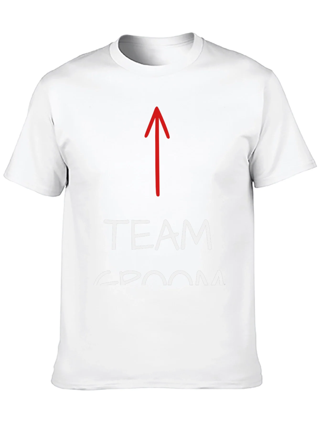 Team Groom T-Shirt - Up Arrow Design