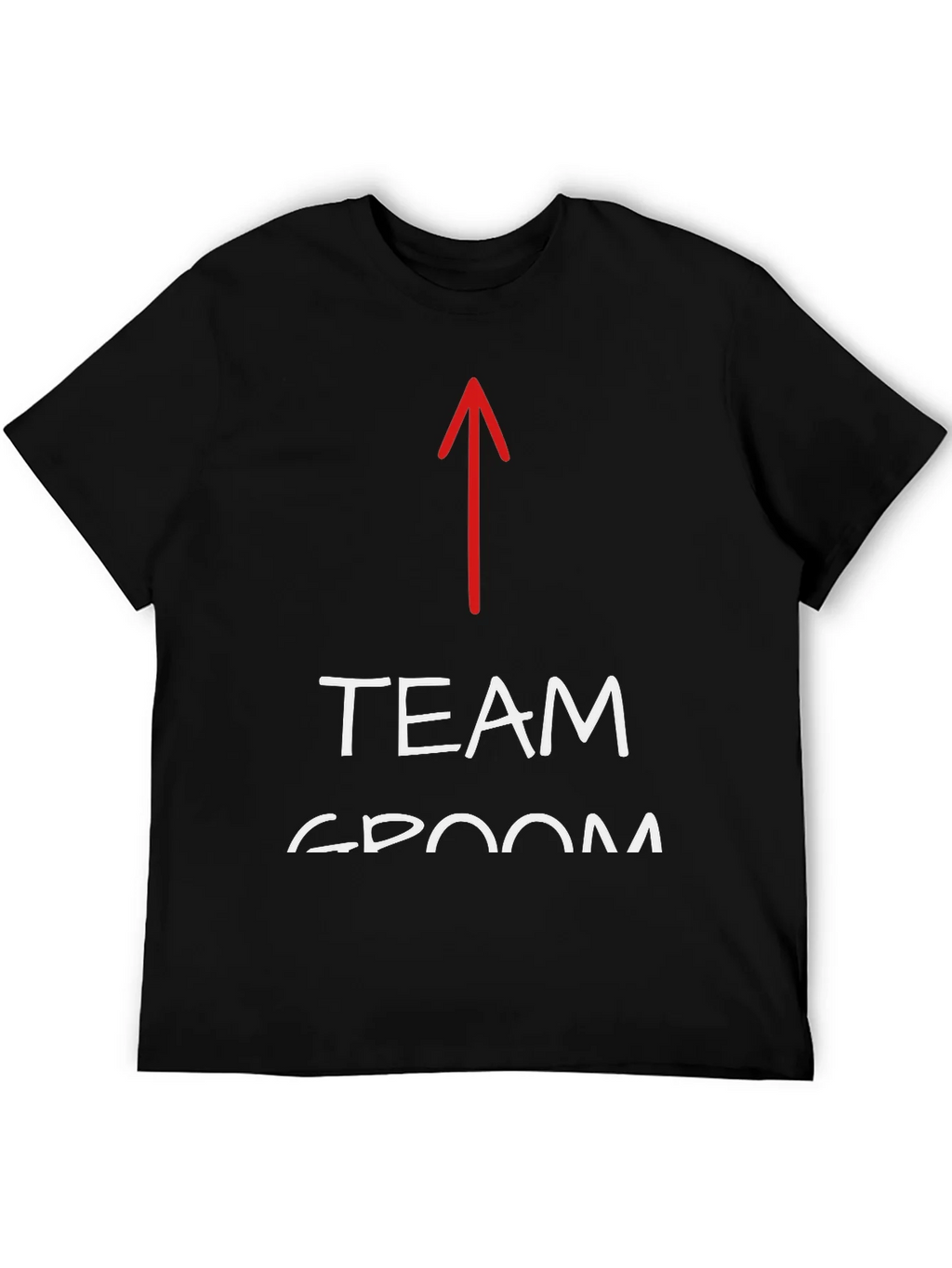 Team Groom T-Shirt - Up Arrow Design