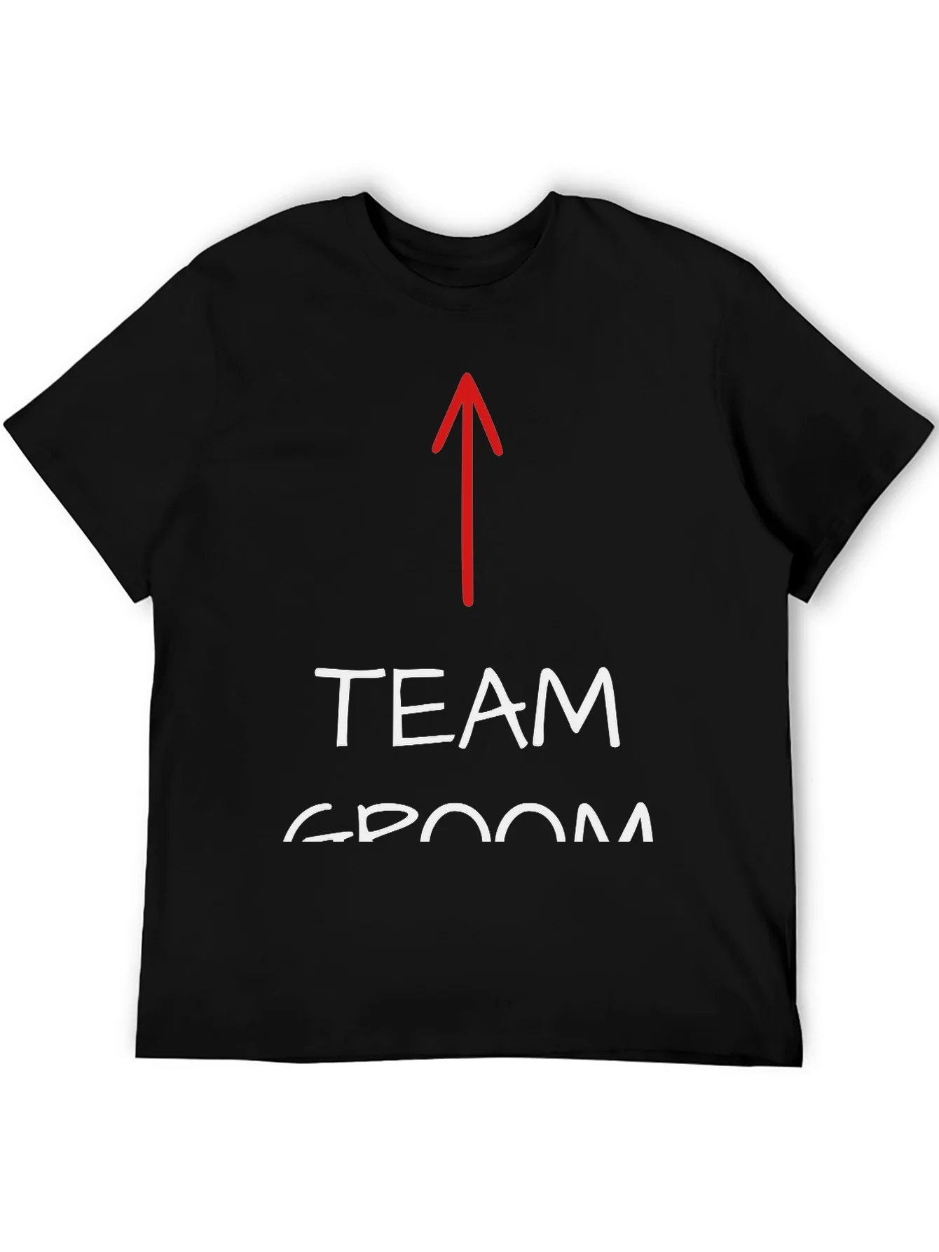 Team Groom T-Shirt - Up Arrow Design