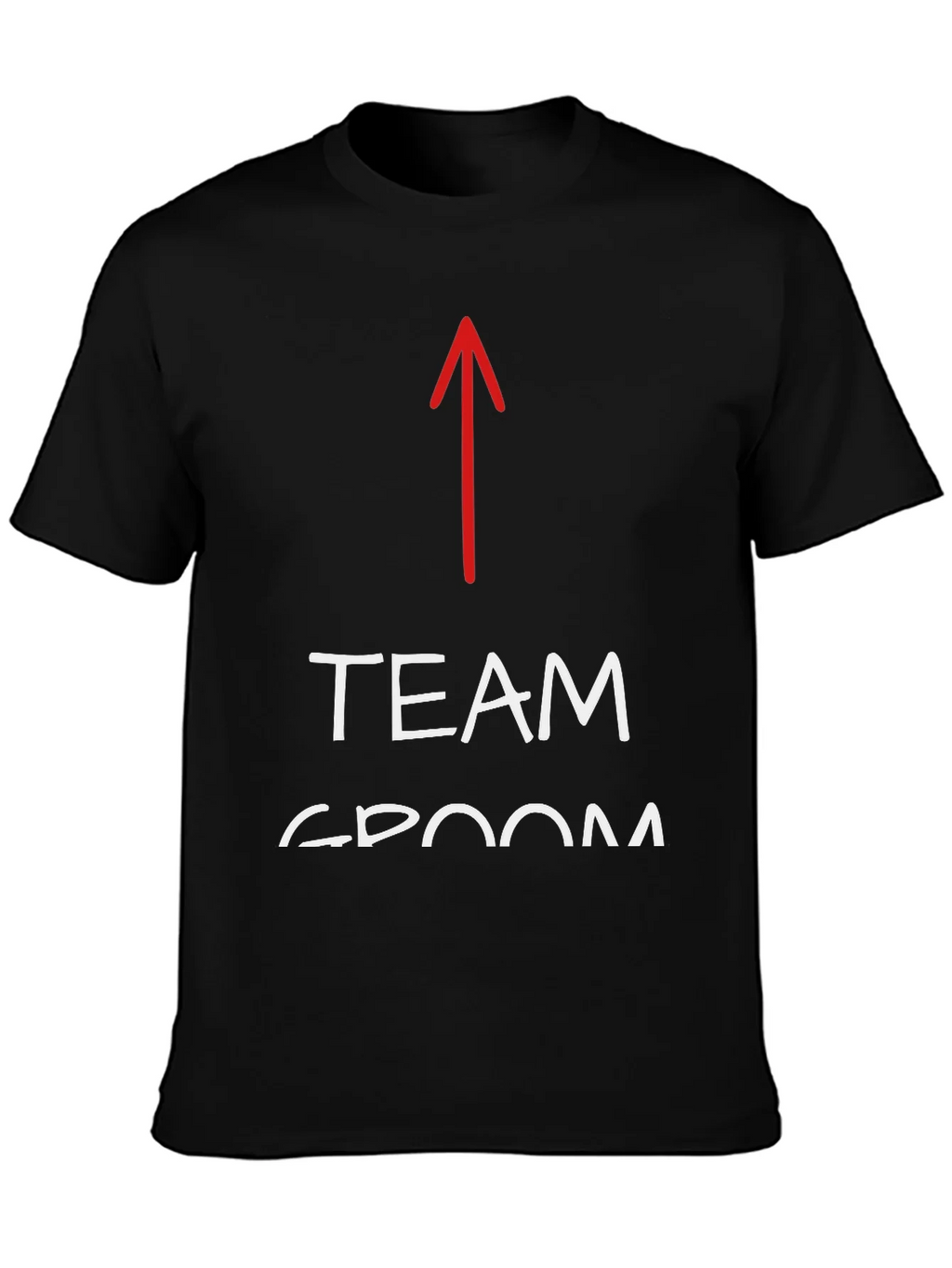 Team Groom T-Shirt - Up Arrow Design