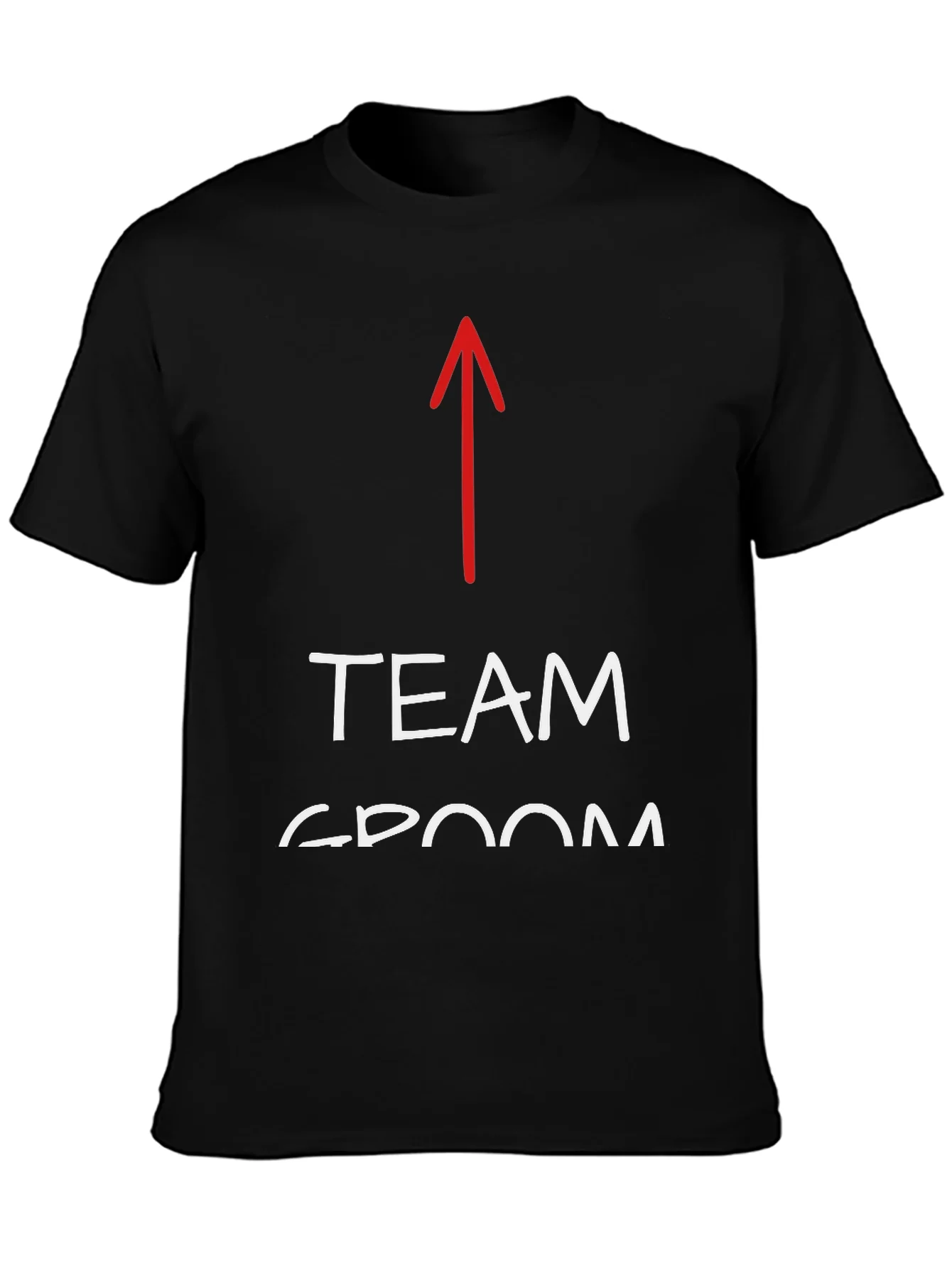 Team Groom T-Shirt - Up Arrow Design
