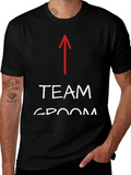 Team Groom T-Shirt - Up Arrow Design