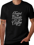 Fueled by Gangsta Rap & Coffee Black T-Shirt