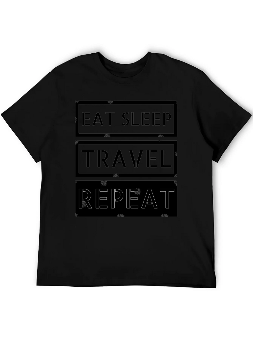 Eat Sleep Travel Repeat Graphic Tee