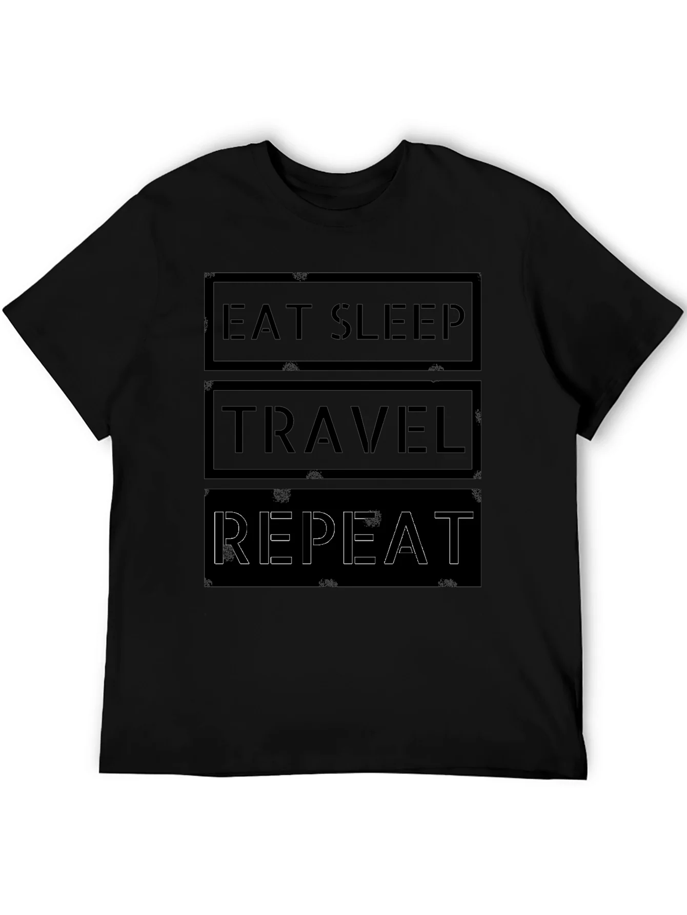 Eat Sleep Travel Repeat Graphic Tee