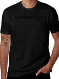 Supervisor Black T-Shirt