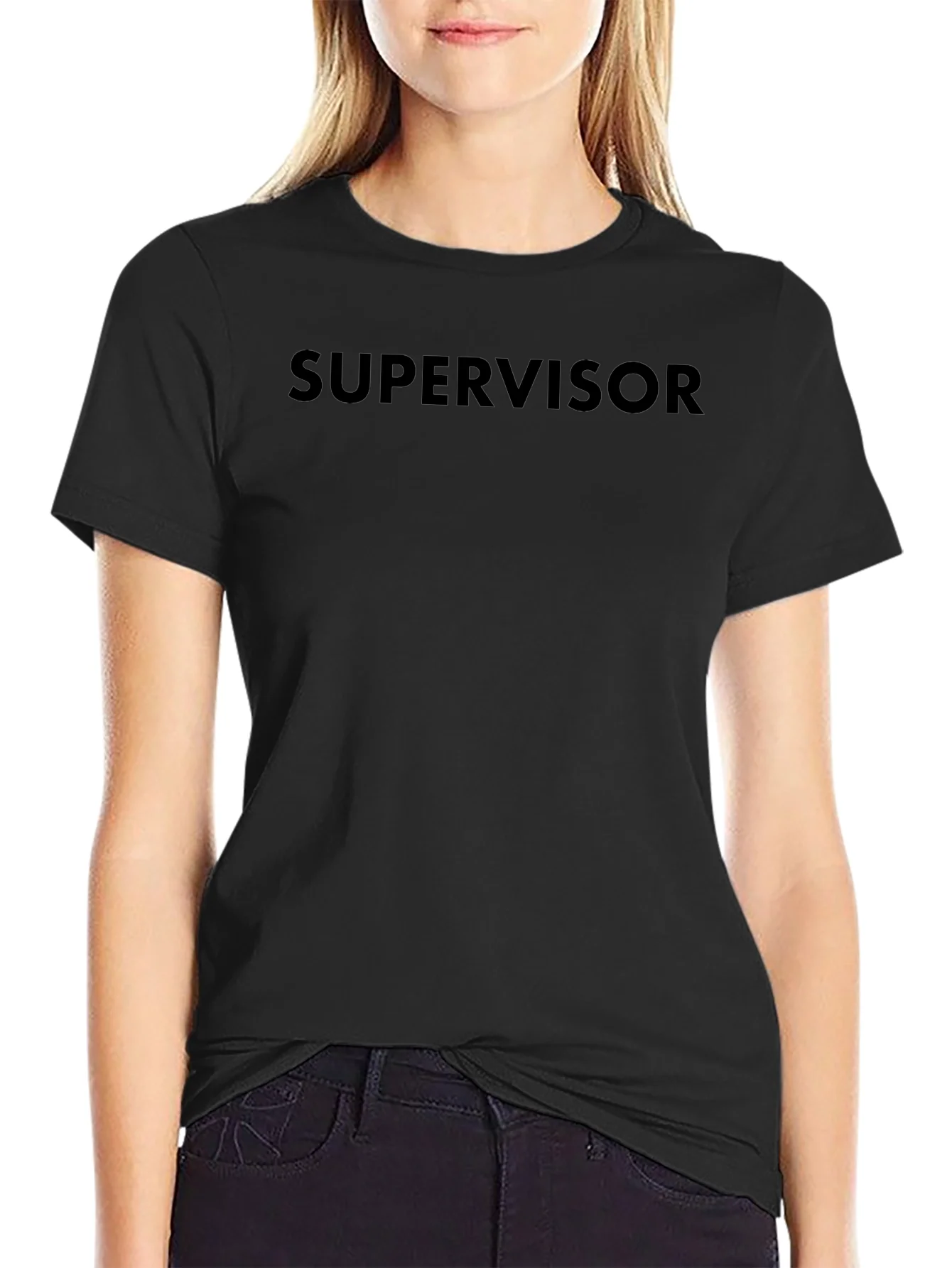 Supervisor Black T-Shirt