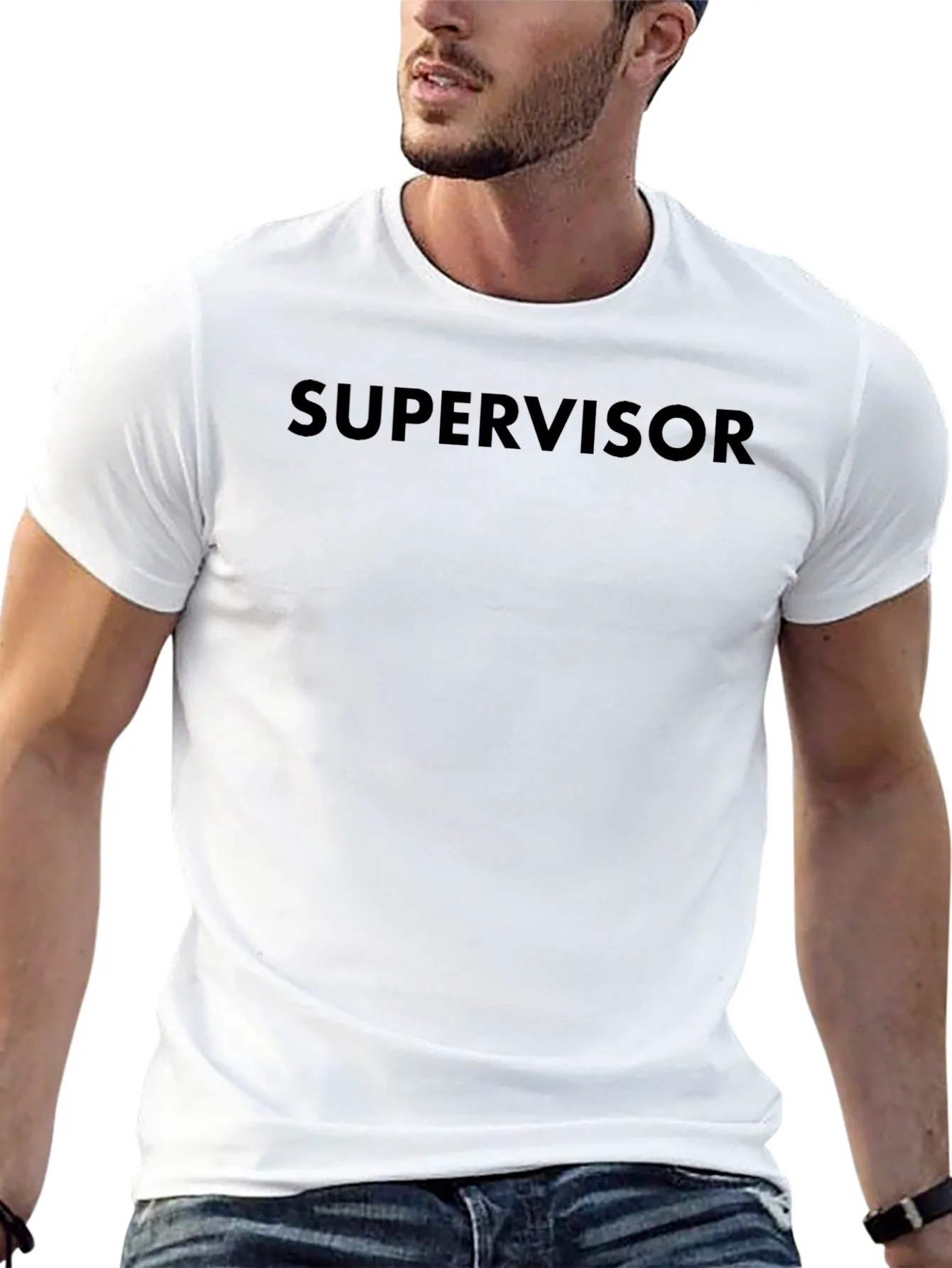 Supervisor Black T-Shirt