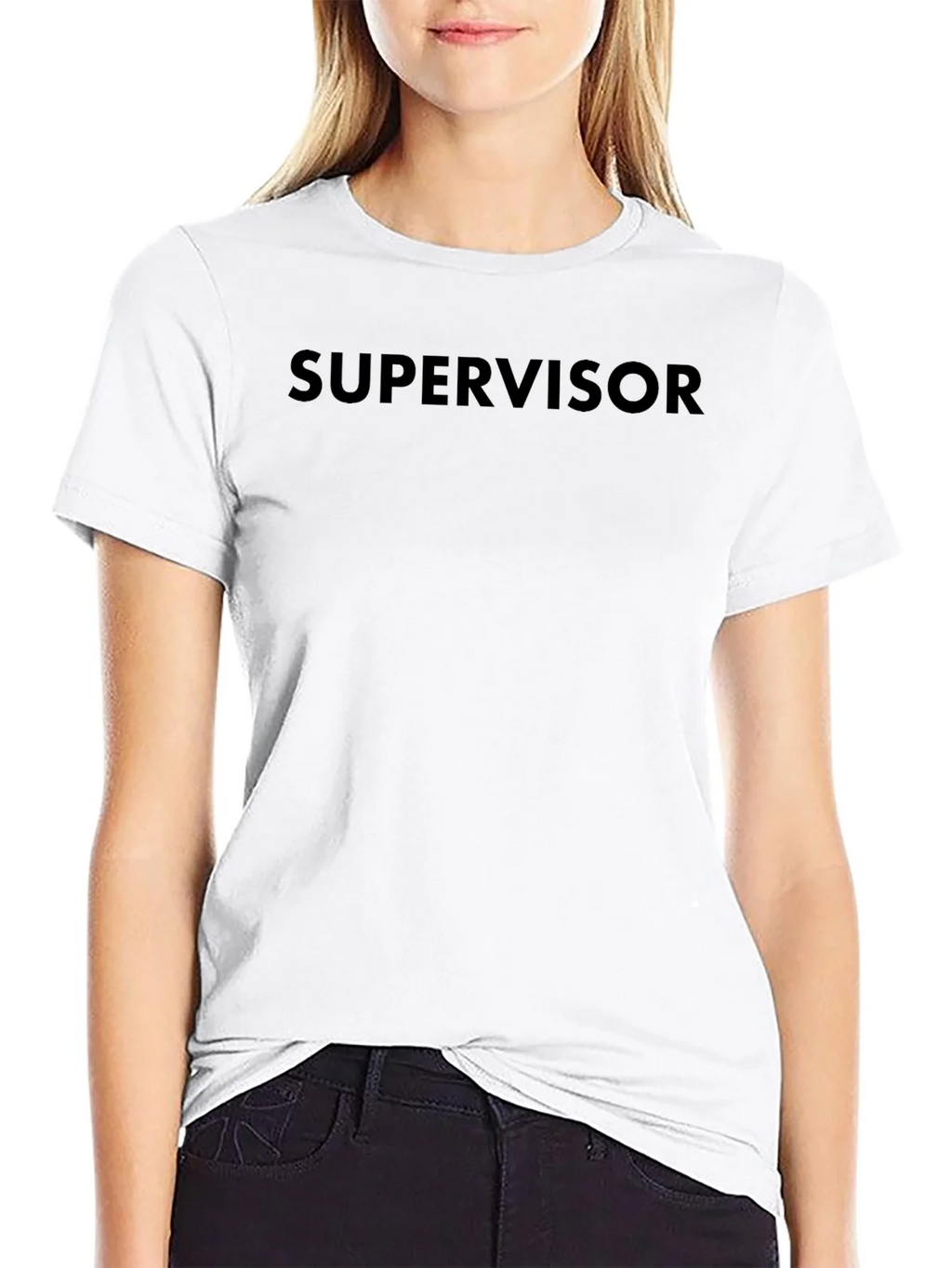 Supervisor Black T-Shirt