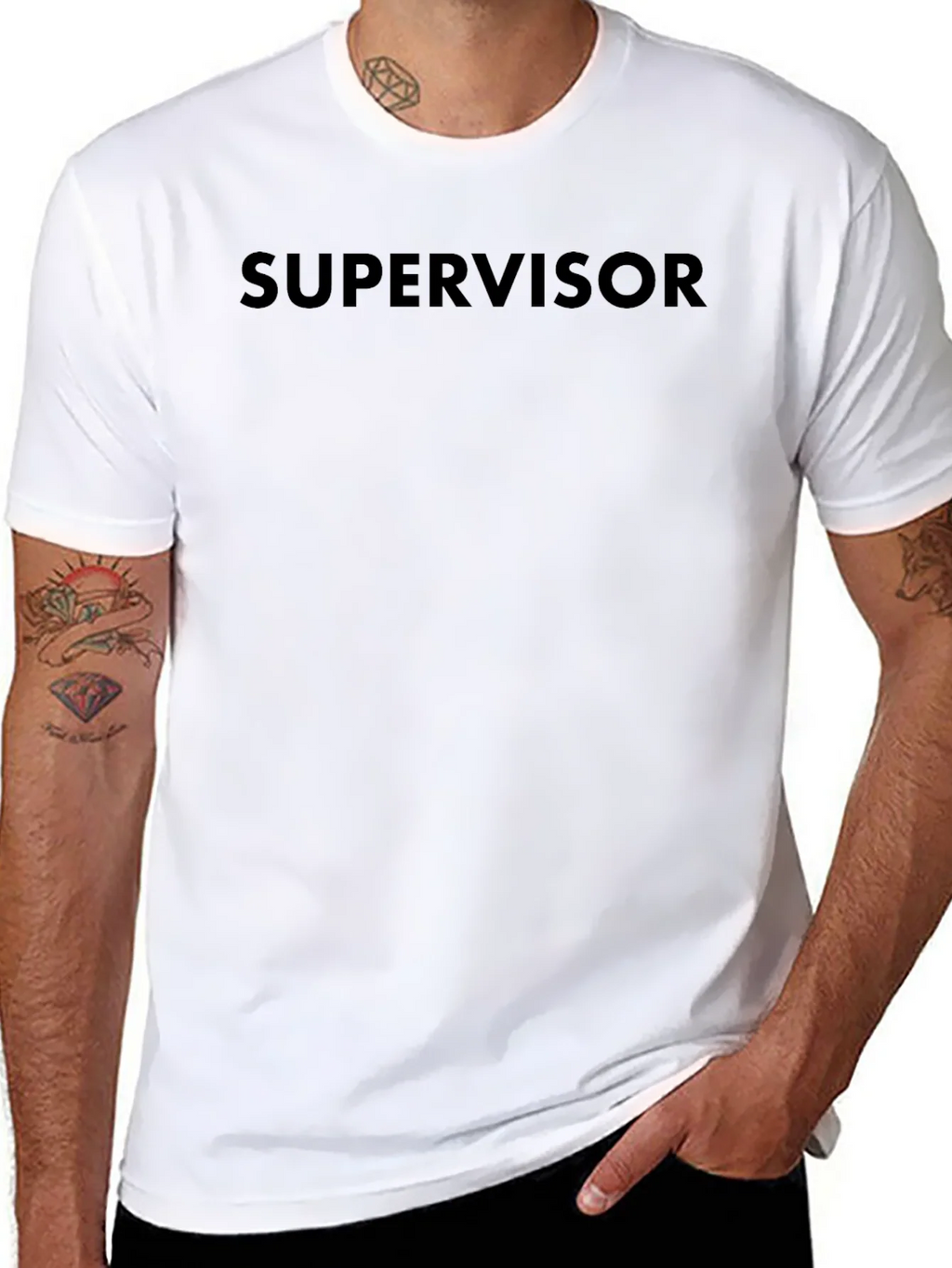 Supervisor Black T-Shirt