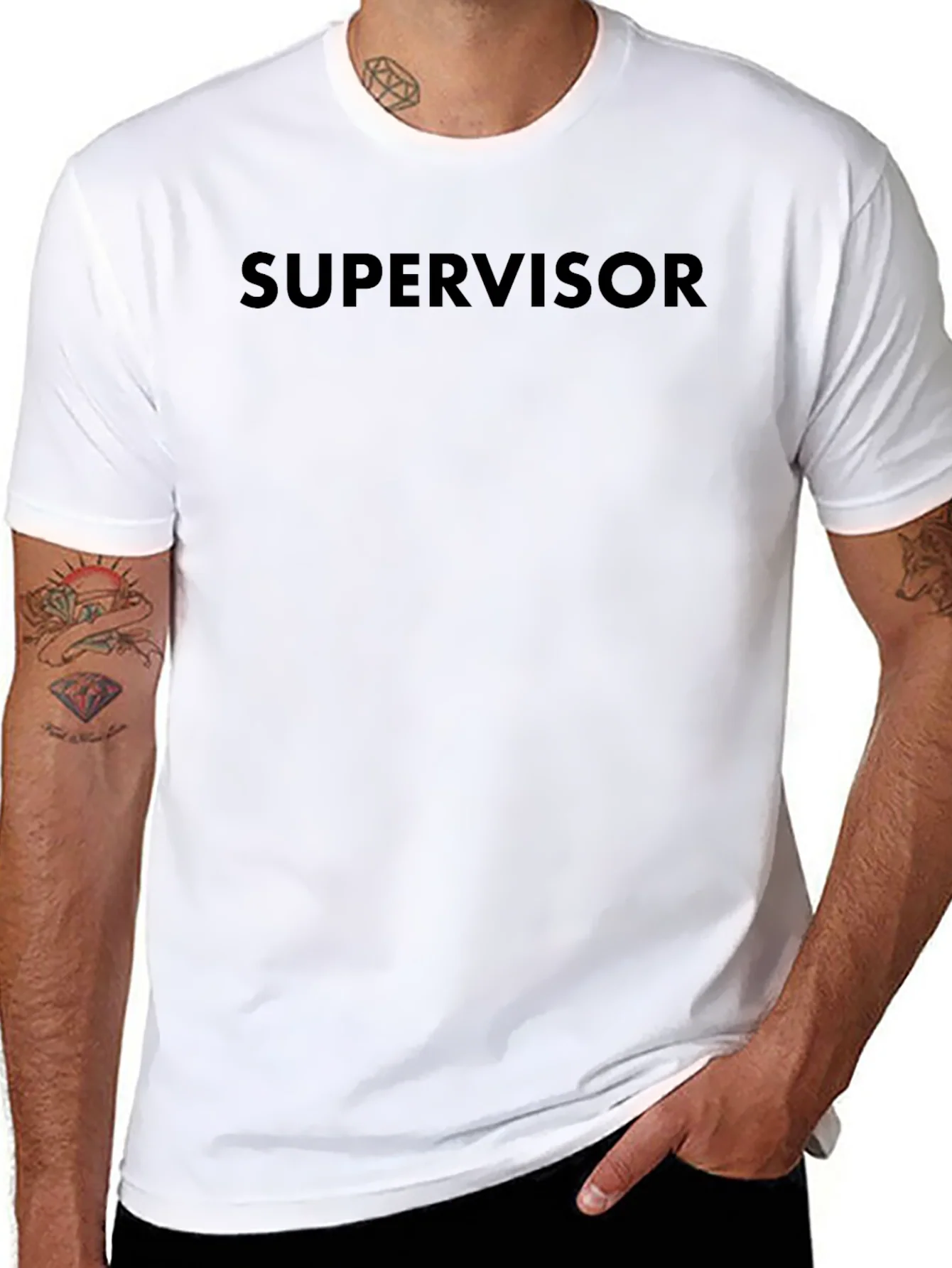 Supervisor Black T-Shirt