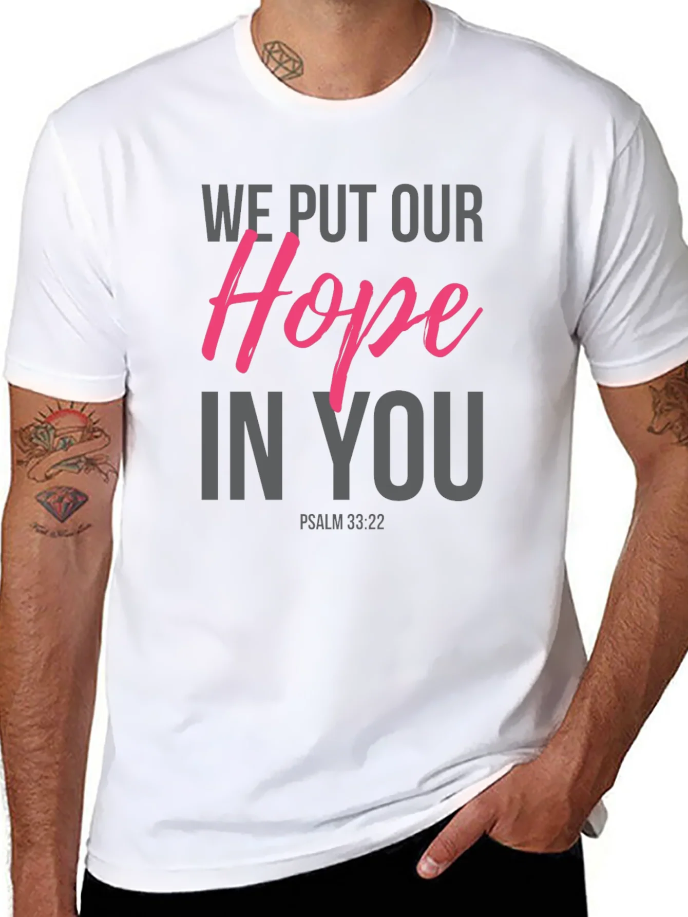 Hope in You Graphic Tee - Psalm 33:22
