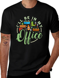 Gardeners In My Office Black T-Shirt
