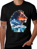 Lion Nature T-Shirt - Mens Graphic Tee