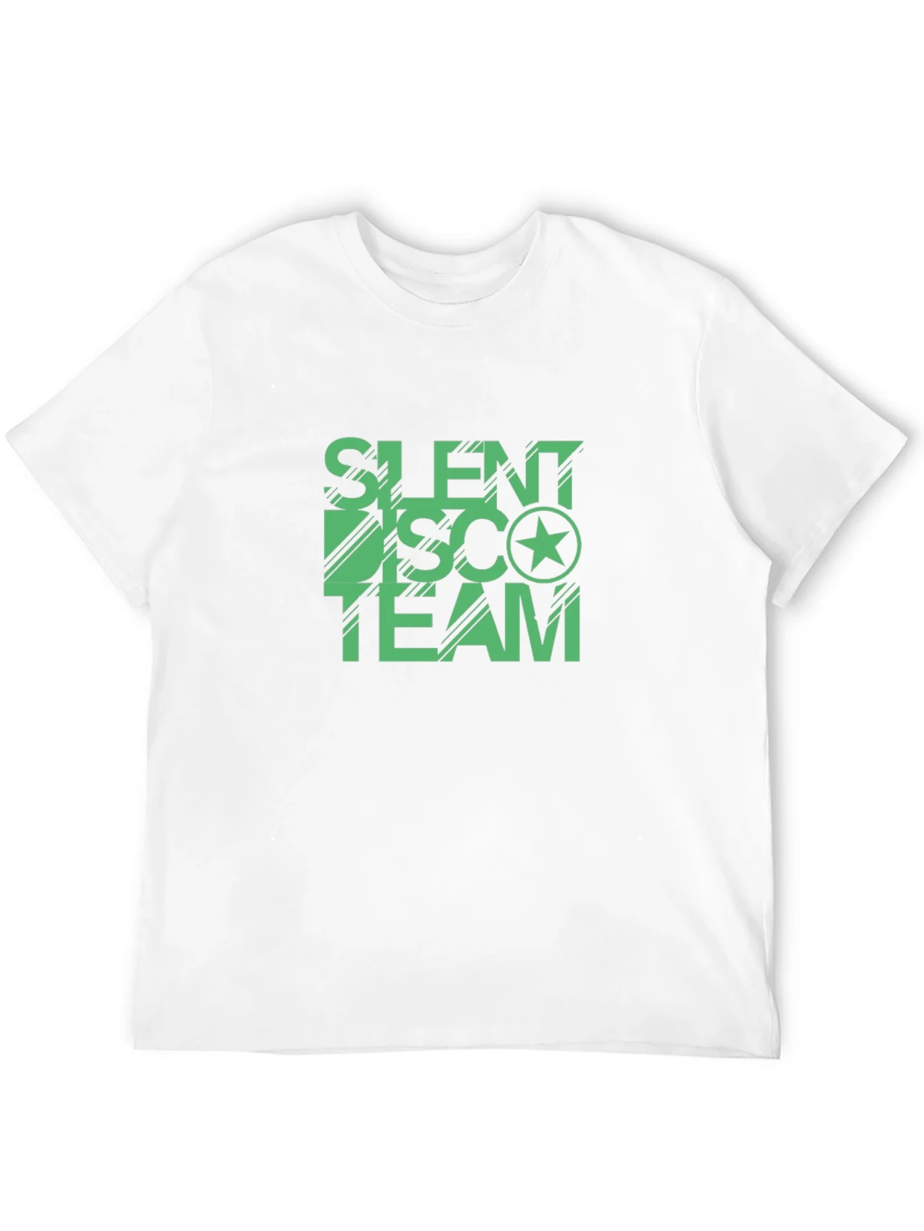Silent Disco Team Graphic Tee - Black Cotton
