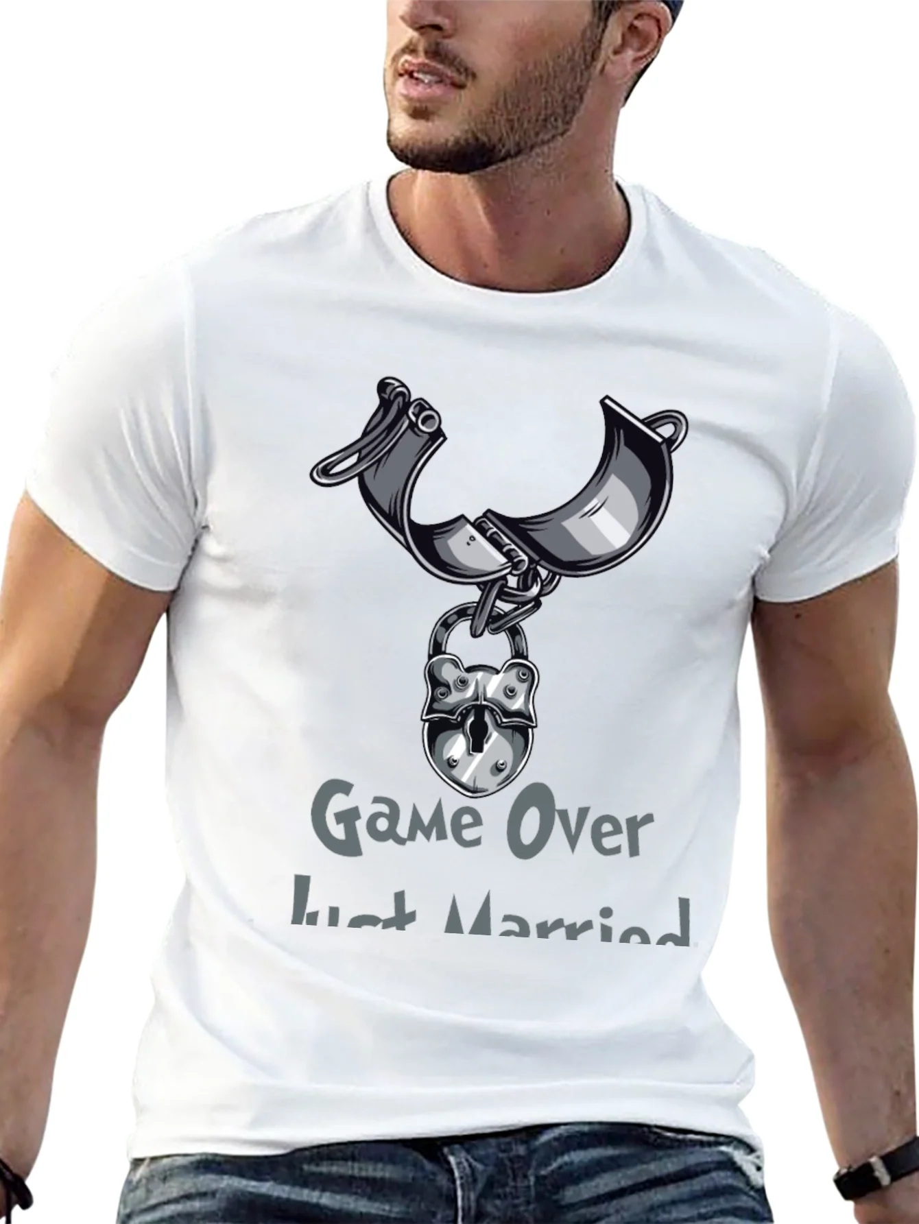 Game Over Just Married Graphic Tee