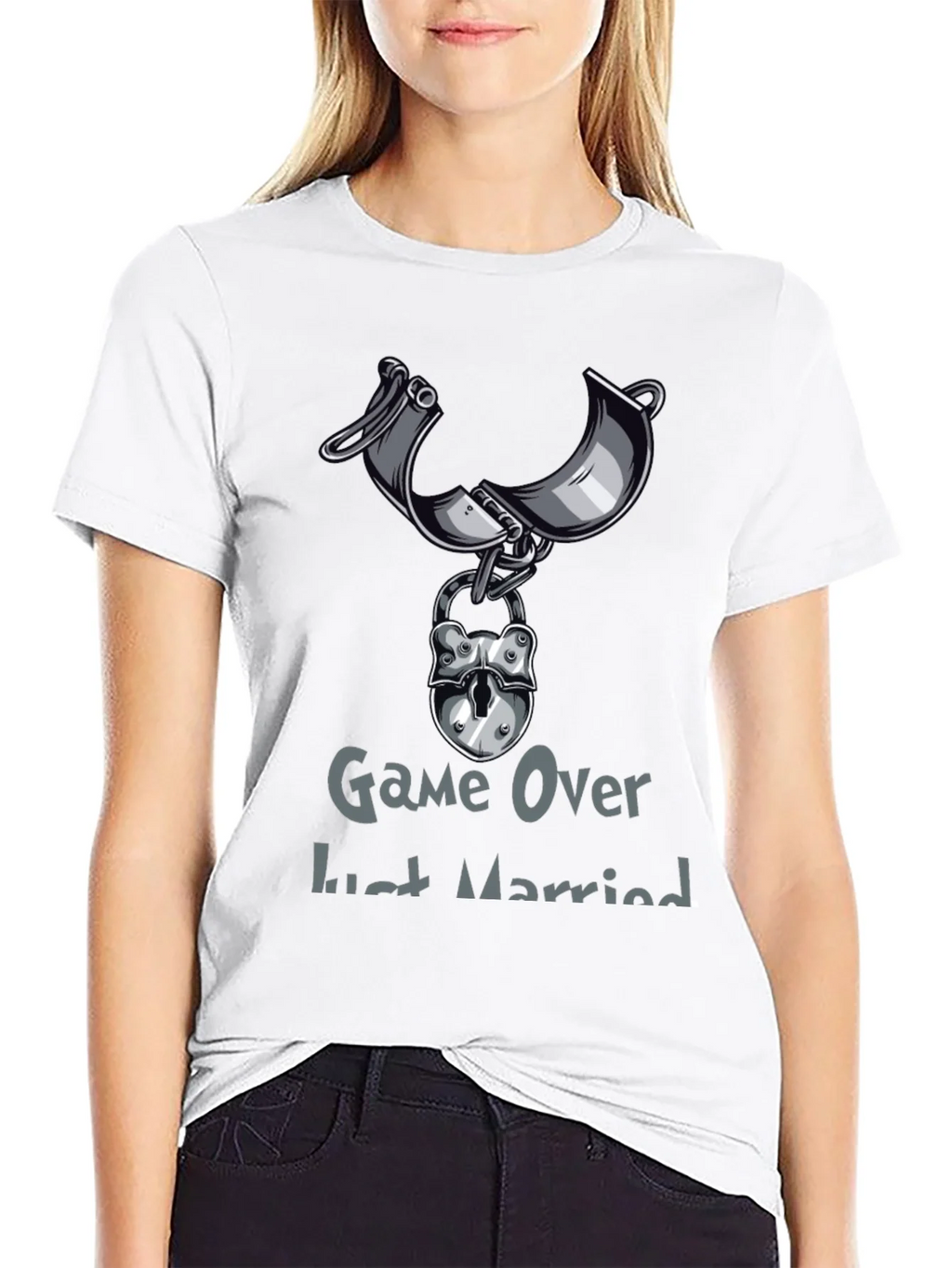 Game Over Just Married Graphic Tee
