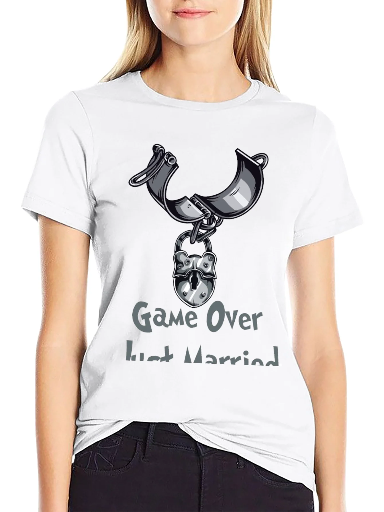 Game Over Just Married Graphic Tee