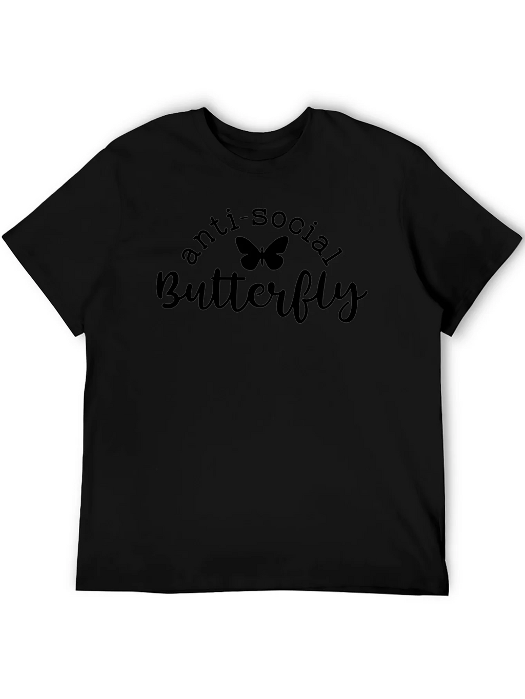 Anti-Social Butterfly Black T-Shirt