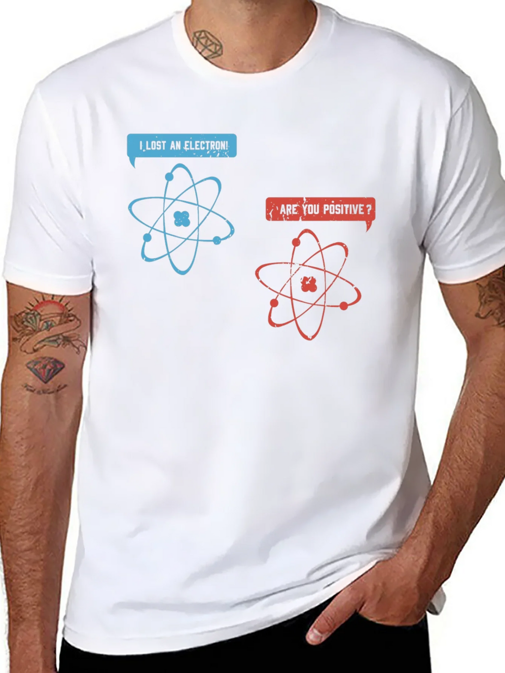 Funny Science T-Shirt - I Lost An Electron!