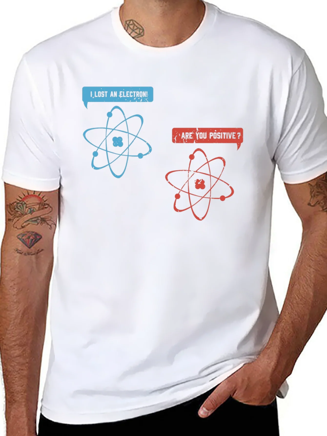 Funny Science T-Shirt - I Lost An Electron!
